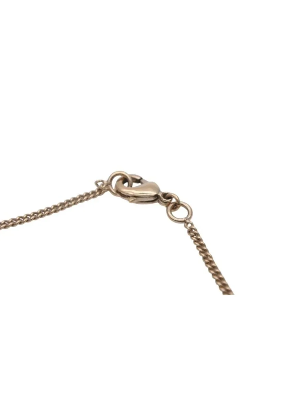 Chanel CC Logo Necklace Rhinestone Gold 08c